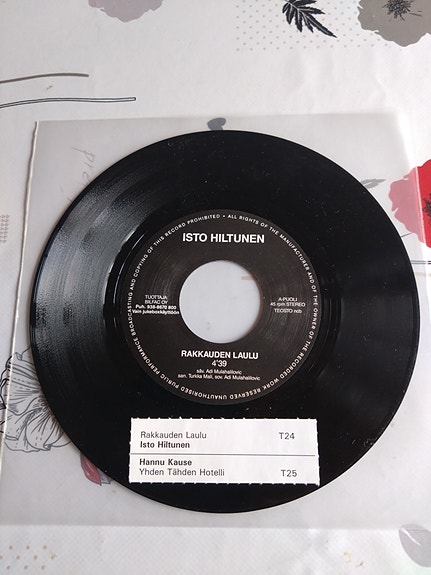 Isto Hiltunen/Hannu Krause 7" Single