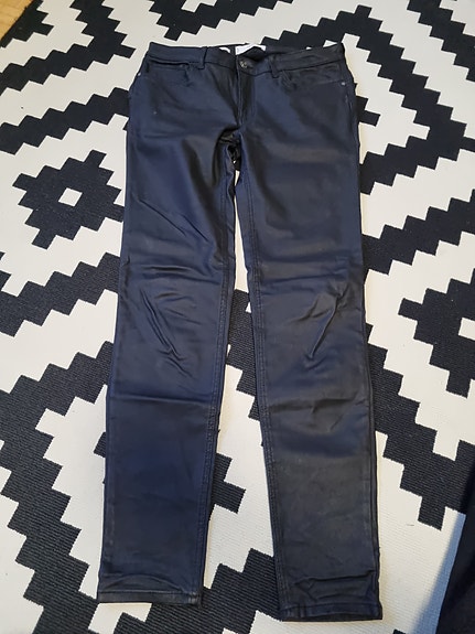 "Nahka"housut kokoa 38