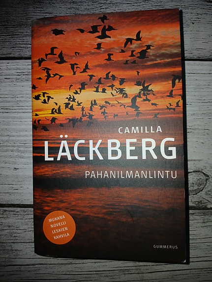 Camilla Läckberg: Pahanilmanlintu Sis. Leskien kahvila 3,50 e