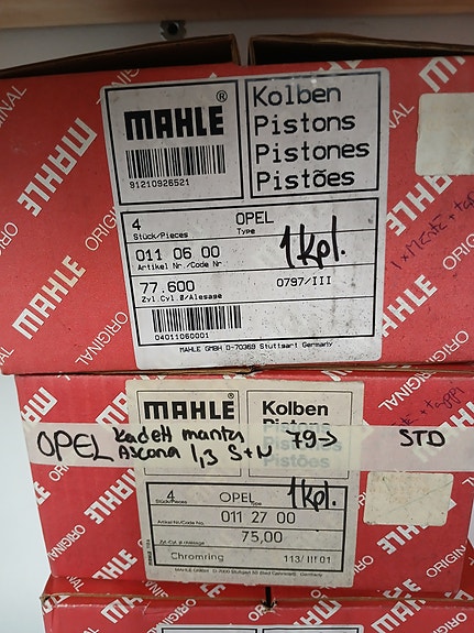 Opel mäntäsarjat