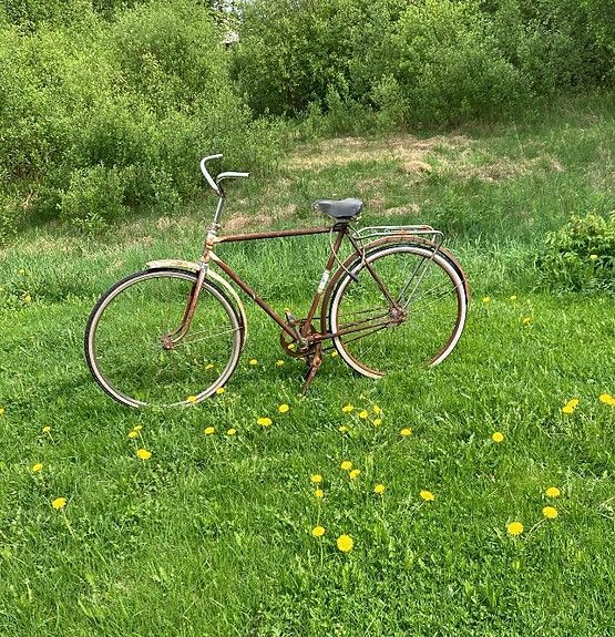 Vanha miesten tanko polkupyörä