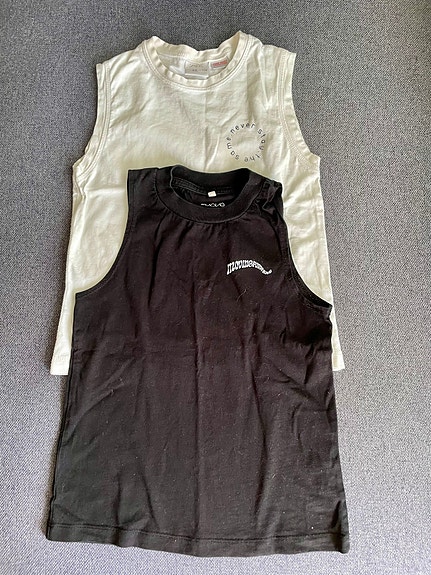 2 kpl hihattomat topit, Zara ja H&M Move, koko 110/116