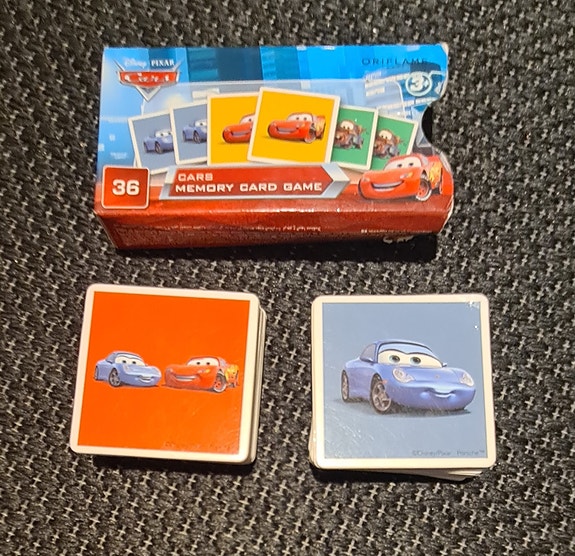 Disney Cars muistipelikortit