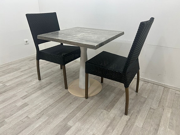 69/69/69 cm Ruokapöyta ja 2 tuolia, ilmainen toimitus free delivery