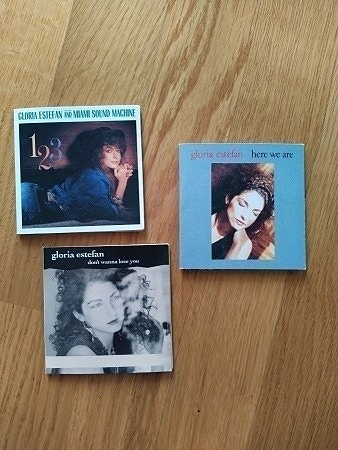 3 x Gloria Estefan mini-cd -formaatti