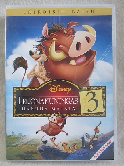 Leijonakuningas 3 dvd