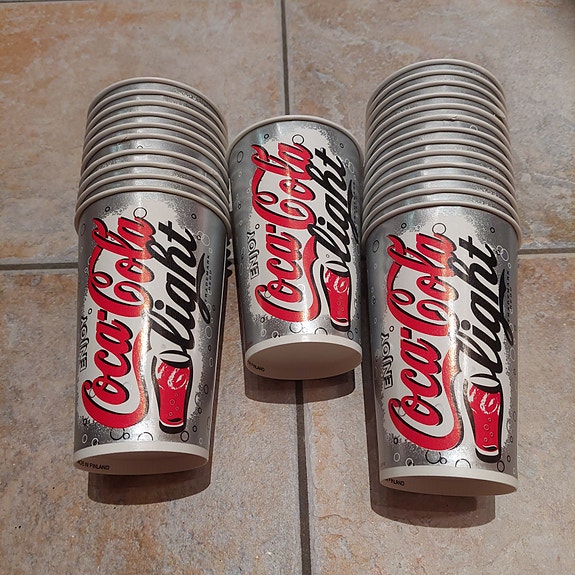 Coca-Cola Light Paperimukeja 24kpl (1998)