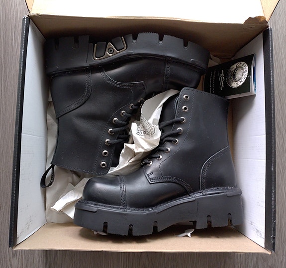 New Rock 39 military boots