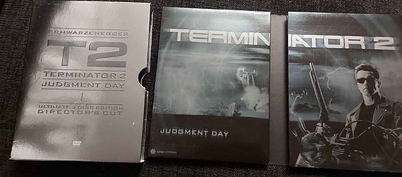 Terminator 2 Judgment day.  Ultimate 3 disc edition. Director's cut dvd-boksi