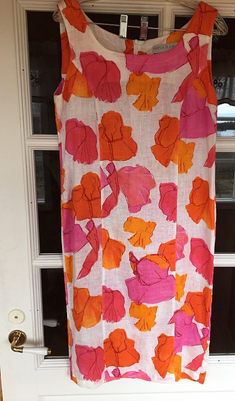 Marimekko Marja Suna kotelomekko 100% pellava
