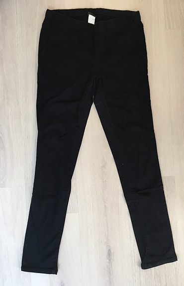 Pieces mustat joustavat farkkulegginssit M/L