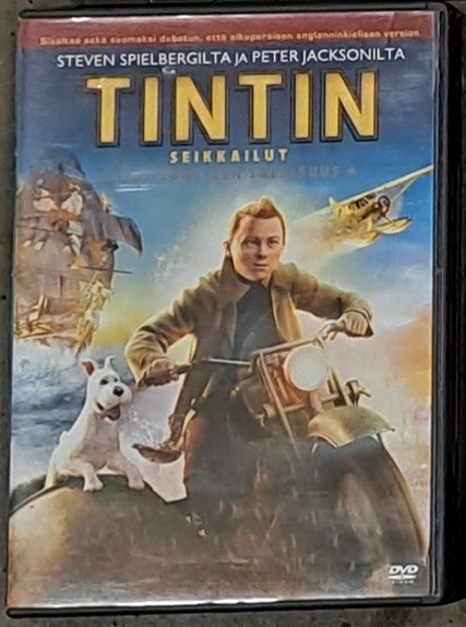 Tintin seikkailut yksisarvisen salaisuus dvd