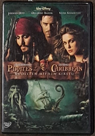 Pirates of the caribbean kuolleen miehen kirstu dvd
