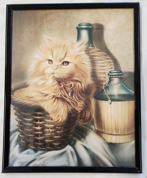 Kissa painokuvataulu