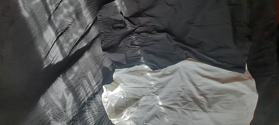 Musta ja valkoinen paita,xl