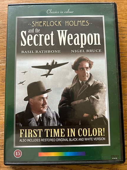 Sherlock Holmes and the secret weapon DVD