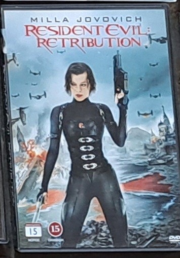 Resident evil retribution dvd