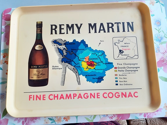 Vintage tarjotin "Remy Martin"