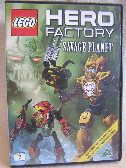Lego Hero Factory Savage Planet dvd Tori