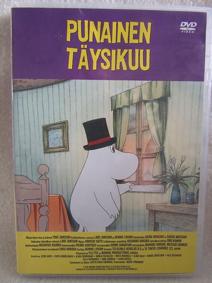 Muumi Punainen Täysikuu dvd