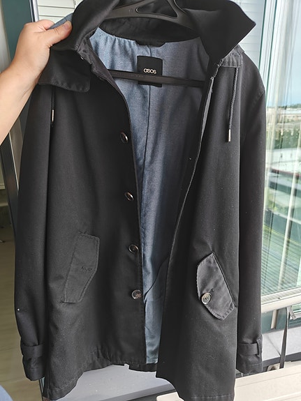 Asos pitkä päällystakki XS/S