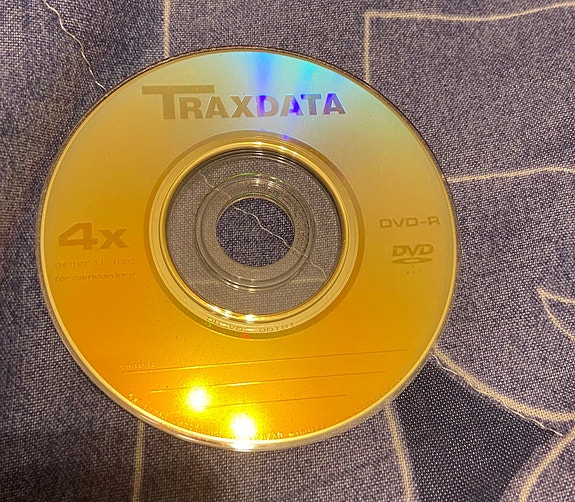 Mini DVD-R videokameraan