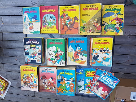 Aku Ankat 40-50 vuoden takaa vuosikerrat 1971-1982