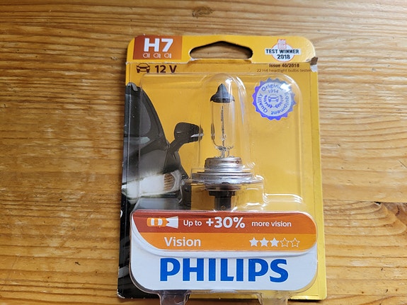 Philips H7 12V 55W Polttimo 1kpl