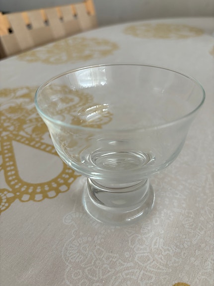 Nuutajärven lasin Coctail lasi/Inkeri Toikka