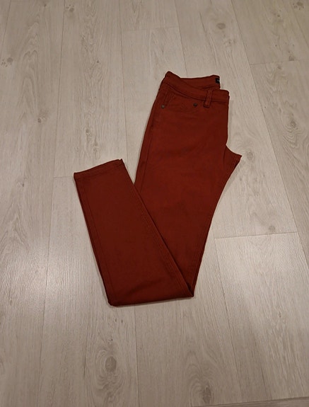 Terranova, farkut, väri poltettu oranssi, koko S