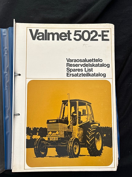 Valmet 502-E varaosaluettelo