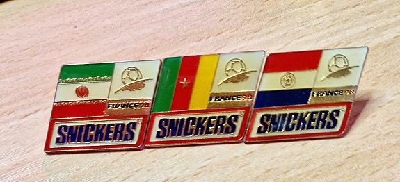 Fifa World Cup 1998 Pinssit
