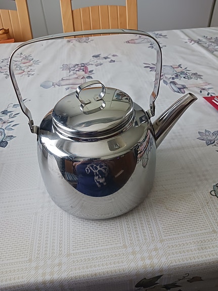 Teräs kahvipannu 1,5 L