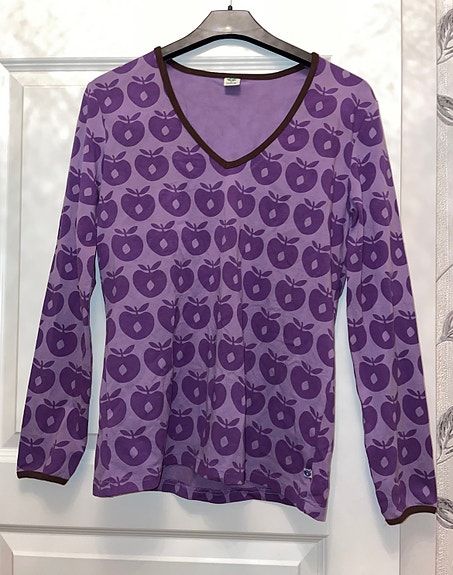 Småfolk omena violetti 42 pitkähihainen paita pusero