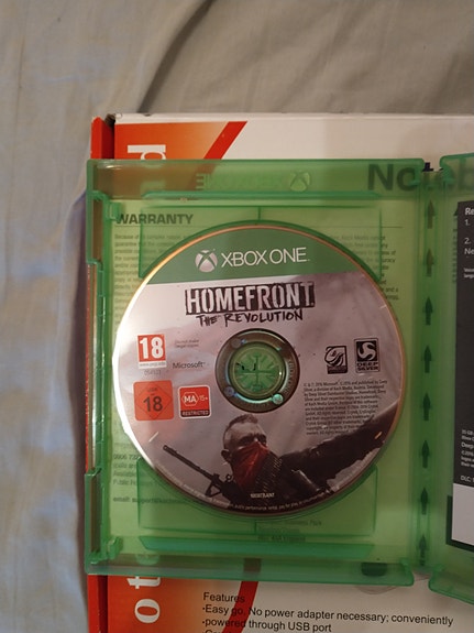 Homefront the revolution pelkkä levy