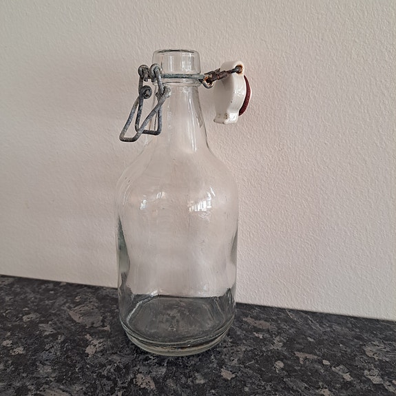 Riihimäen lasi pullo R4
