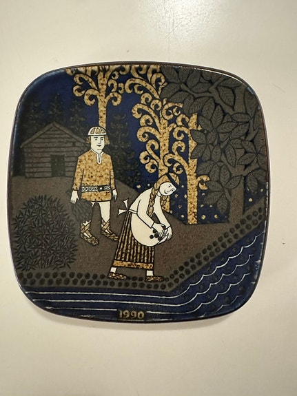 Arabia Kalevala vuosilautanen 1990