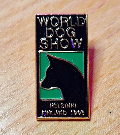 World Dog Show Helsinki 1998 pinssi