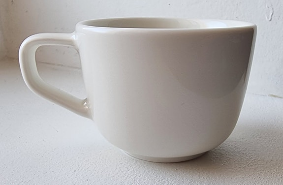Iittala Sarjaton valkoinen kuppi 0,1 L