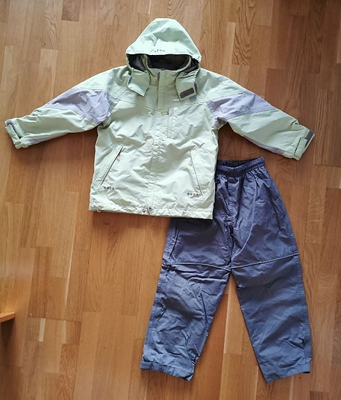 Reimatec välikausitakki ja Lenne housut 128