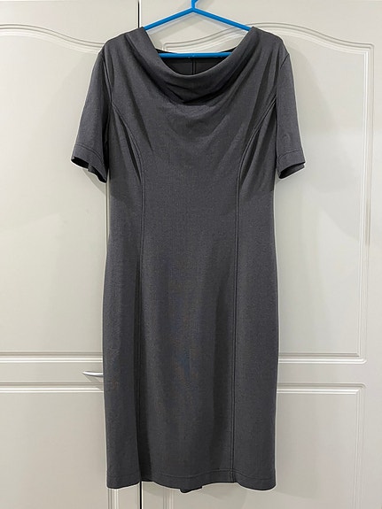 Ril’s harmaa mekko / kotelomekko, 38
