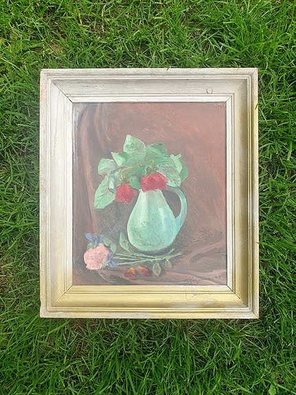 Kaunis kuva kukilla, 40 x 35cm