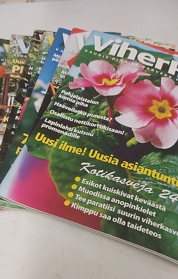 Viherpiha-lehti vuosikerrat