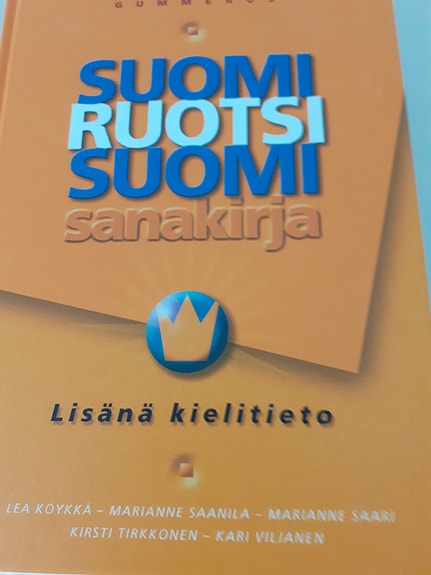 Suomi Ruotsi Suomi Sanakirja