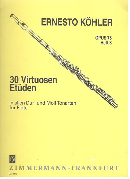 Köhler - 30 Virtuosen Etüden op. 75 / 3