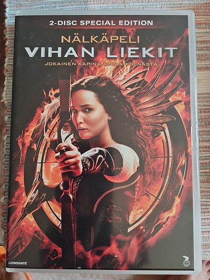 Dvd Nälkäpeli vihan lieket