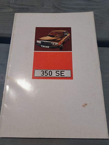 Mercedes benz 350 SE esite, hieno
