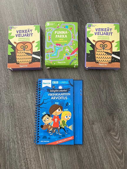 Oppi & Ilo puuhakortteja