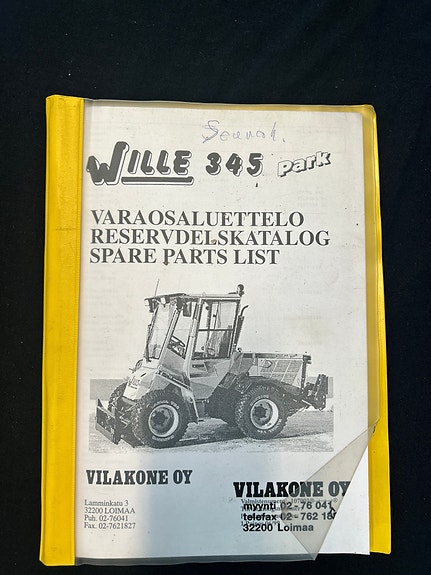 Wille 345 park varaosaluettelo
