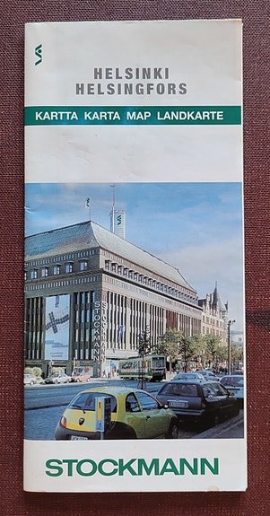 Helsinki -kartta Stockmann 2003